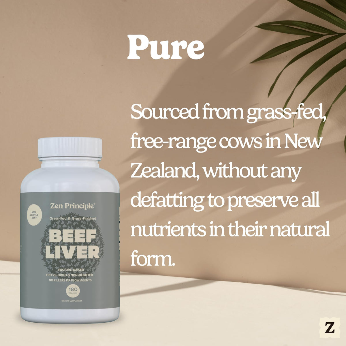 Zen Principle Foie de Boeuf Déshydraté dans un environnement de cuisine