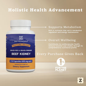 Zen Principle Rein de Bœuf 210 Capsules avec étiquette
