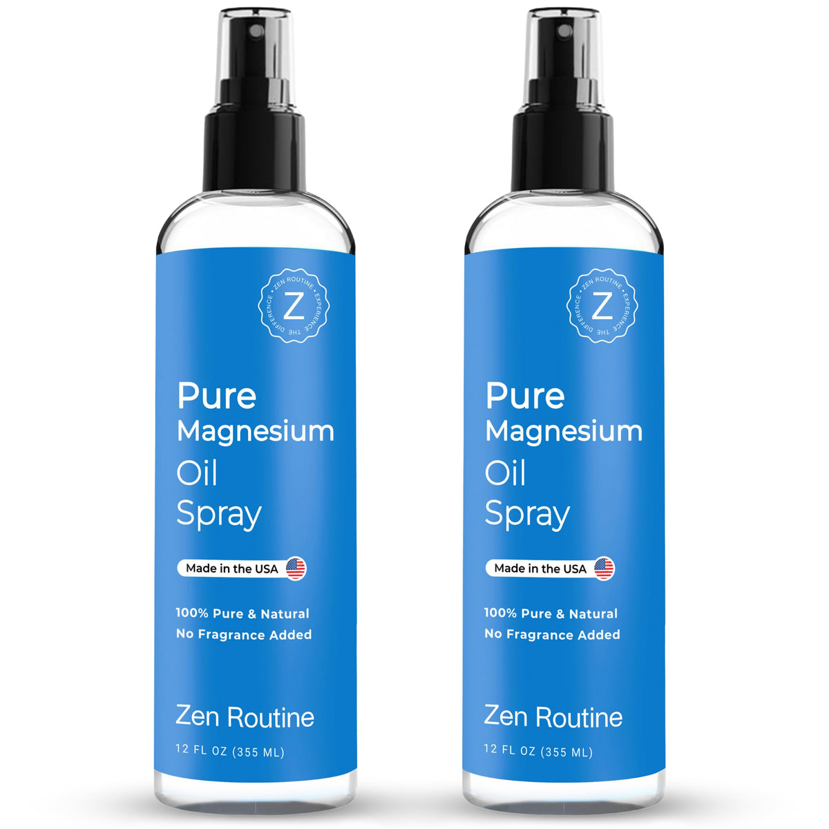 Zen Routine Spray de Magnésium Pur 2-Pack 355ml vue avant
