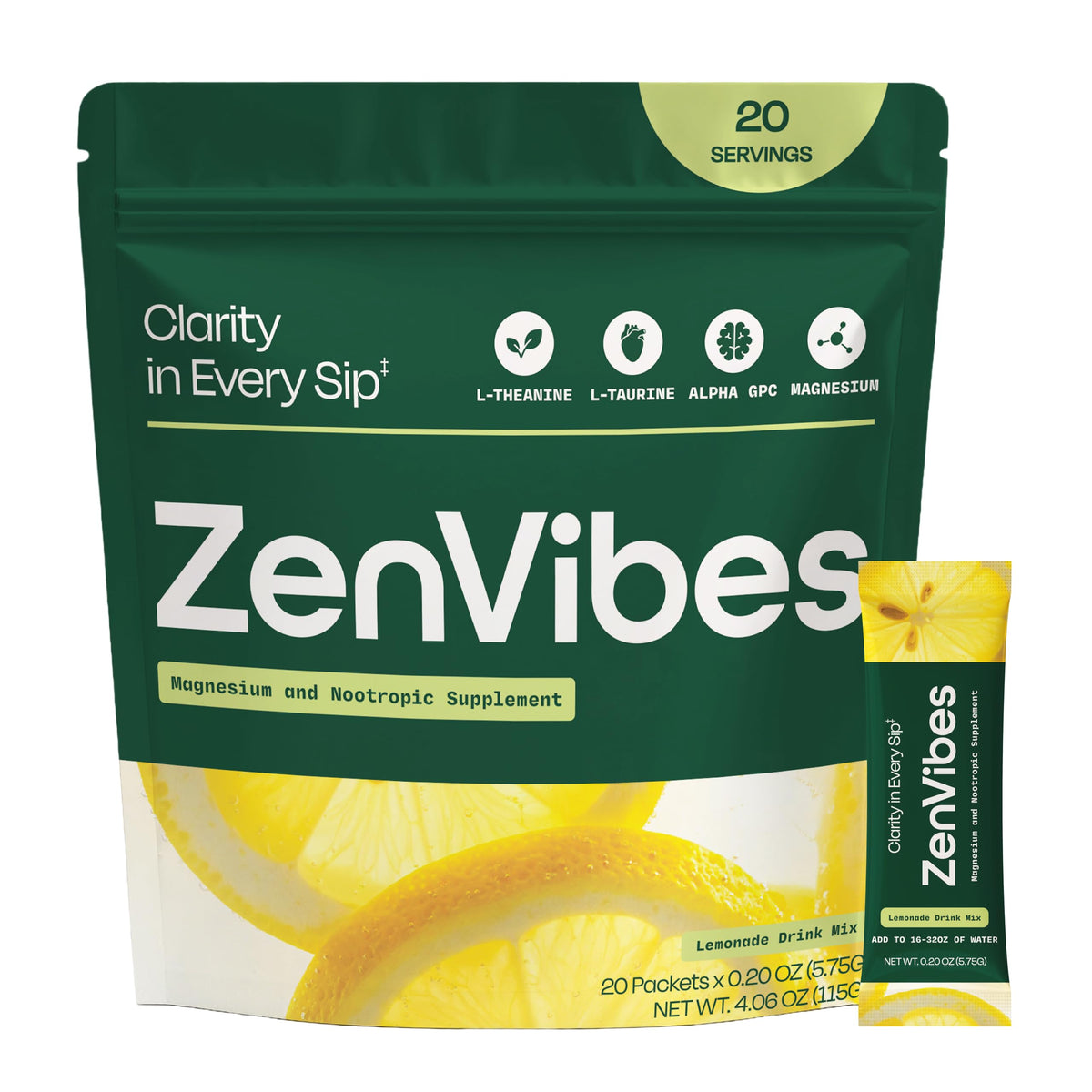 Zen Vibes Calm & Cortisol complément alimentaire stick pack