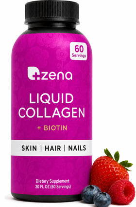 Zena Nutrition Collagène Liquide 680g vue avant avec étiquette