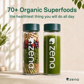 Zena Nutrition Poudre de Super Greens Bio mélange de fruits rouges