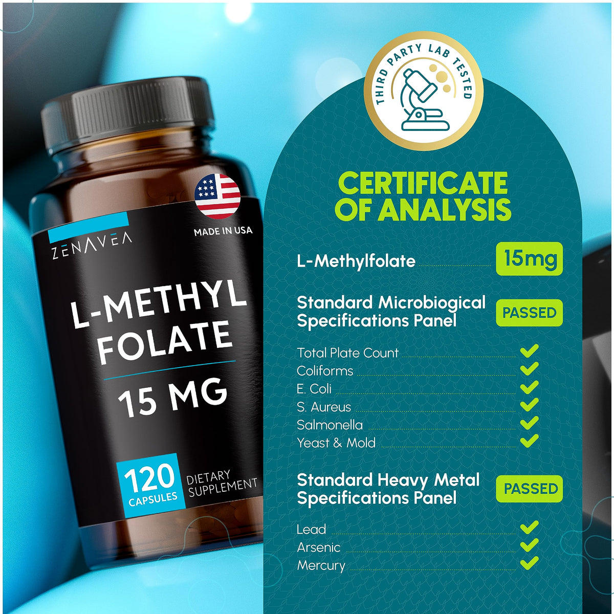 Zenavea L-Méthylfolate 15mg en milieu de vie quotidienne