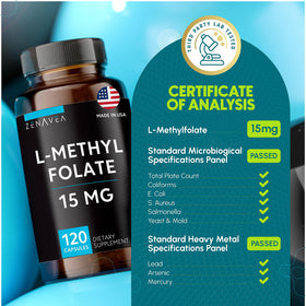 Zenavea L-Méthylfolate 15mg en milieu de vie quotidienne