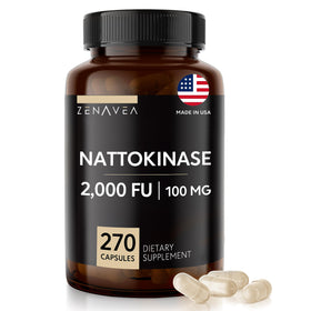 Zenavea Nattokinase 270 capsules flacon avant