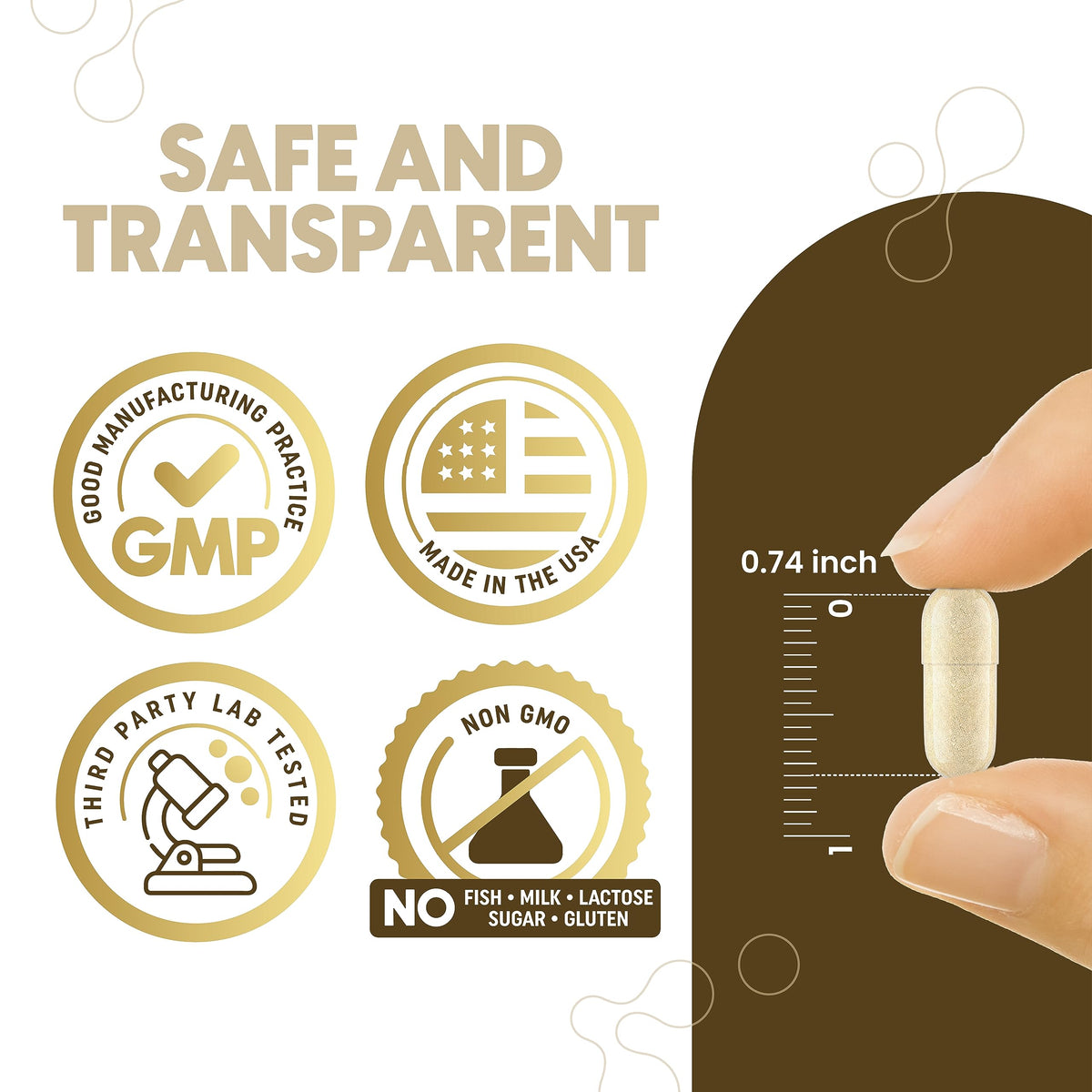 Zenavea Nattokinase capsules avec un verre d'eau