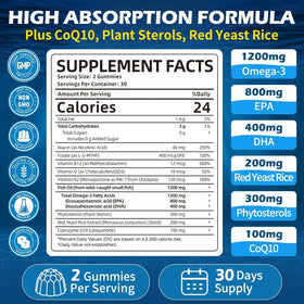 ZenBofres Gélules Omega 3 1500mg arrière avec informations nutritionnelles