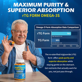 ZenBofres Gélules Omega 3 1500mg sur une table
