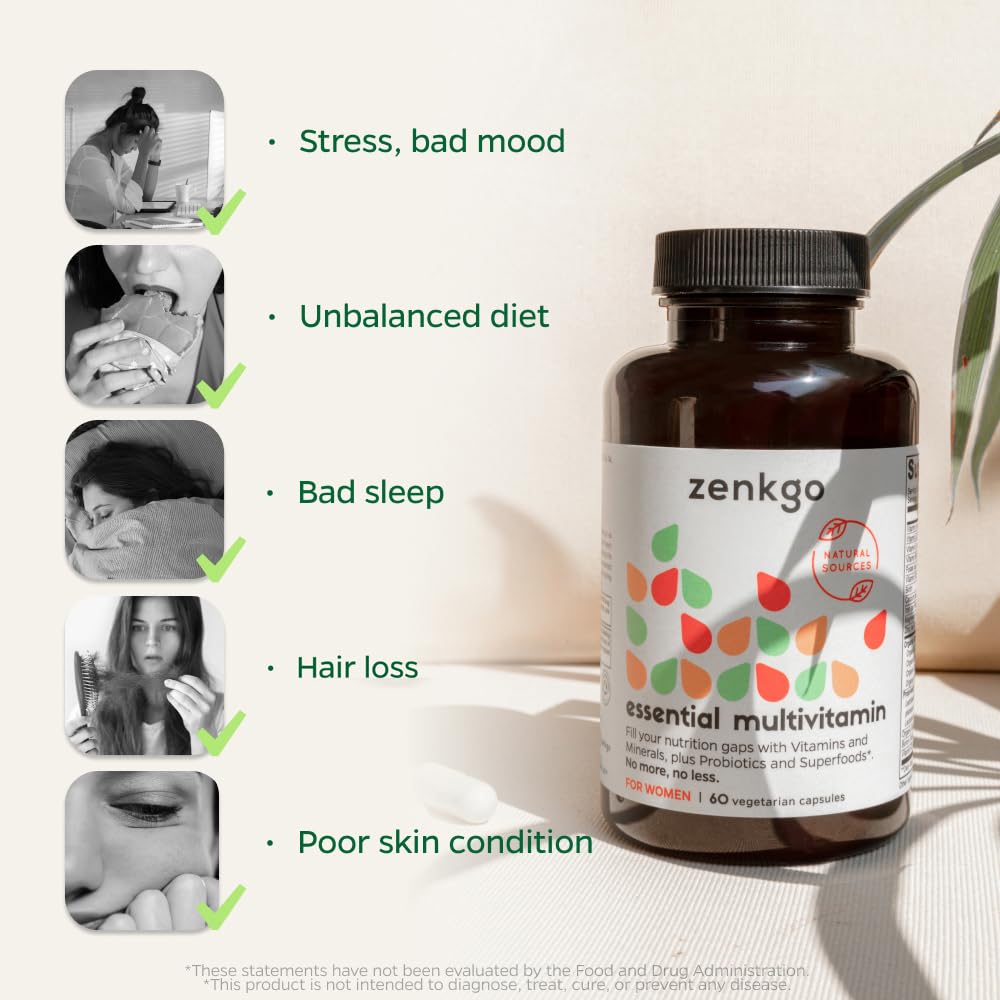 Zenkgo Multivitamines Femmes avec d'autres produits de santé