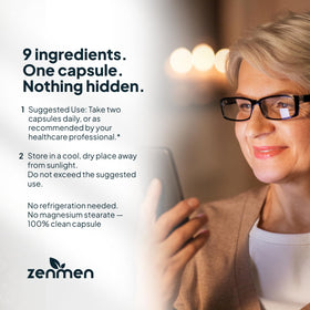 Zenmen H. Pylori Support, boîte de 60 capsules