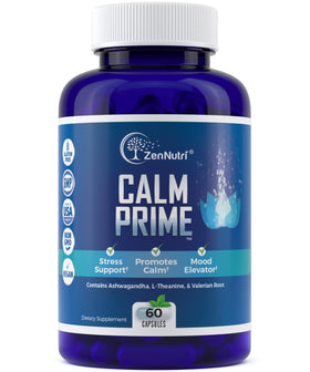 ZenNutri Calm 60 Capsules vue de face avec étiquette