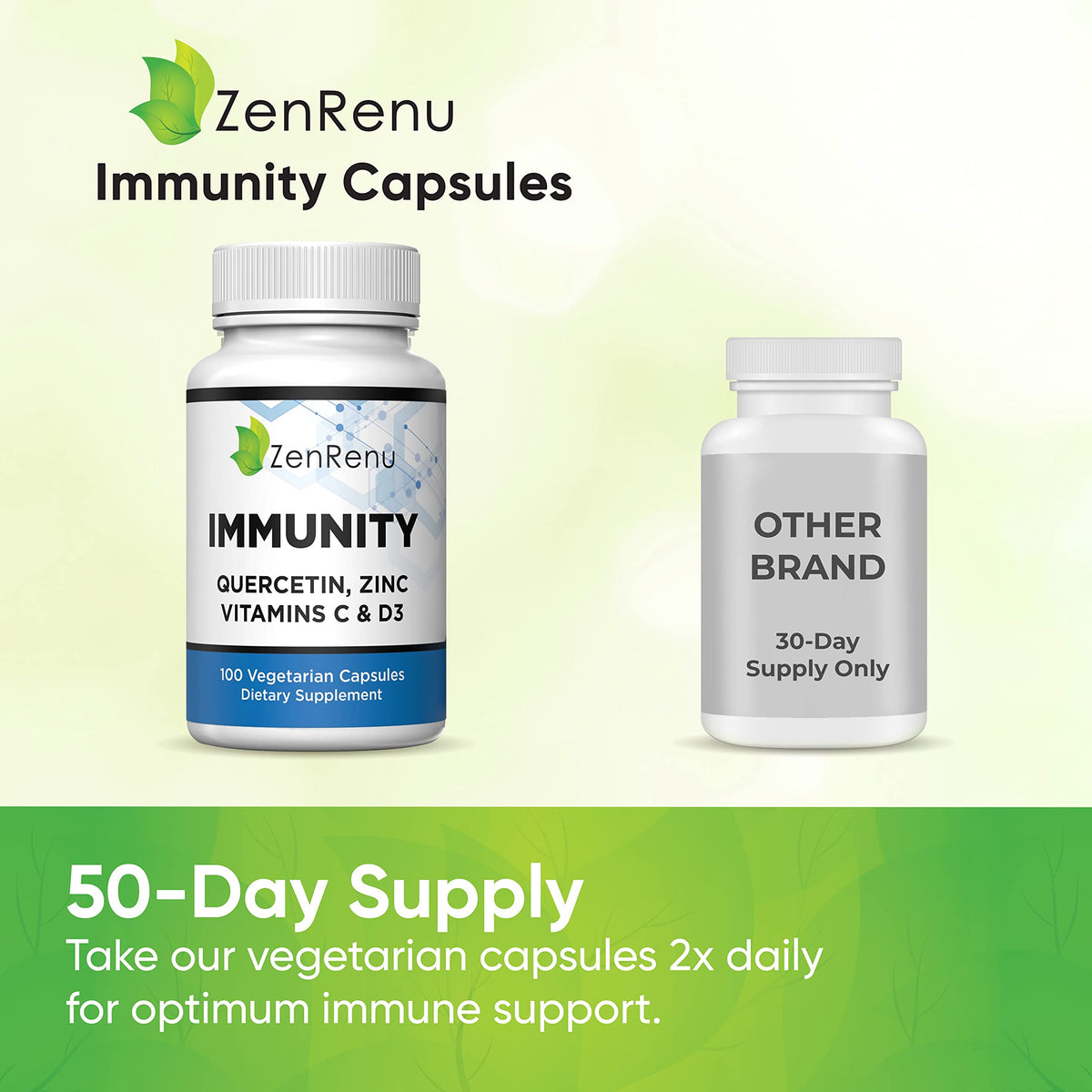 Zenrenu Quercétine avec une cuillère pour dosage