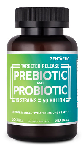 Zentastic Complément Alimentaire Probiotiques 50 Milliards CFU - vue avant