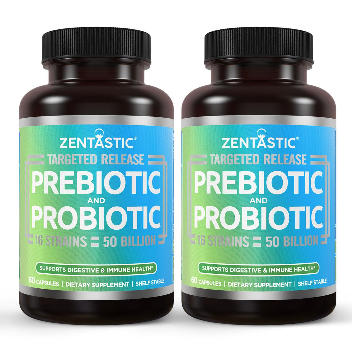 Zentastic Complément Alimentaire Probiotiques 50 Milliards CFU vue de face