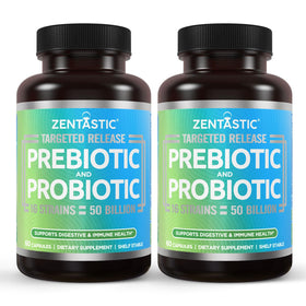 Zentastic Complément Alimentaire Probiotiques 50 Milliards CFU vue de face