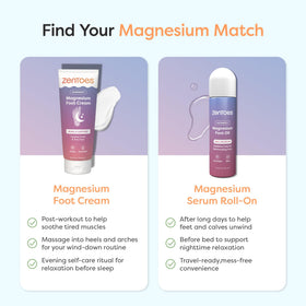 ZenToes Huile de Magnésium Roll-On 100 ml, ingrédients sur l'étiquette