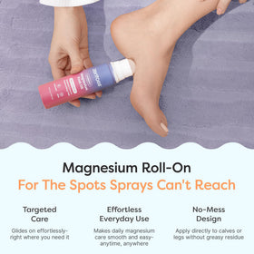 ZenToes Huile de Magnésium Roll-On 100 ml, pack de 2