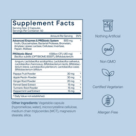 Zenwise Health Compléments Alimentaires Enzymes 100 CT - Détails de la formule