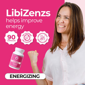 ZENZSUAL Libizenzs capsules végétales sur fond blanc