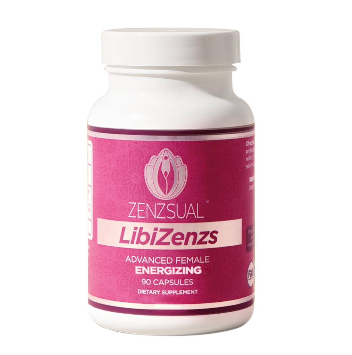 ZENZSUAL Libizenzs complément alimentaire végétal 90 capsules vue de face