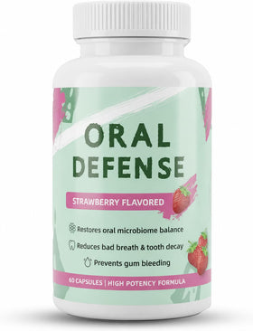 ZEROBREATH Oral Defence 60 capsules vue de face avec étiquette