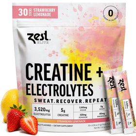 ZEST Créatine 5g stick en poudre saveur limonade fraise salée