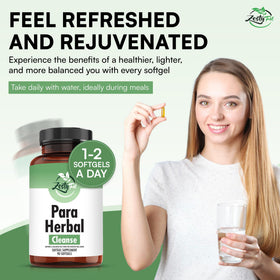 zestyfit Purge Softgels gélule de près avec ingrédients naturels