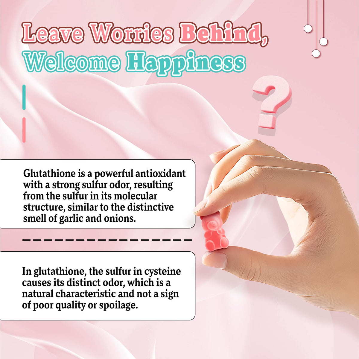Zetelixia Gummies Collagène Glutathion vue arrière de la bouteille