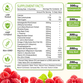 Zetelixia Gummies Cortisol 16-en-1 à côté d'autres compléments