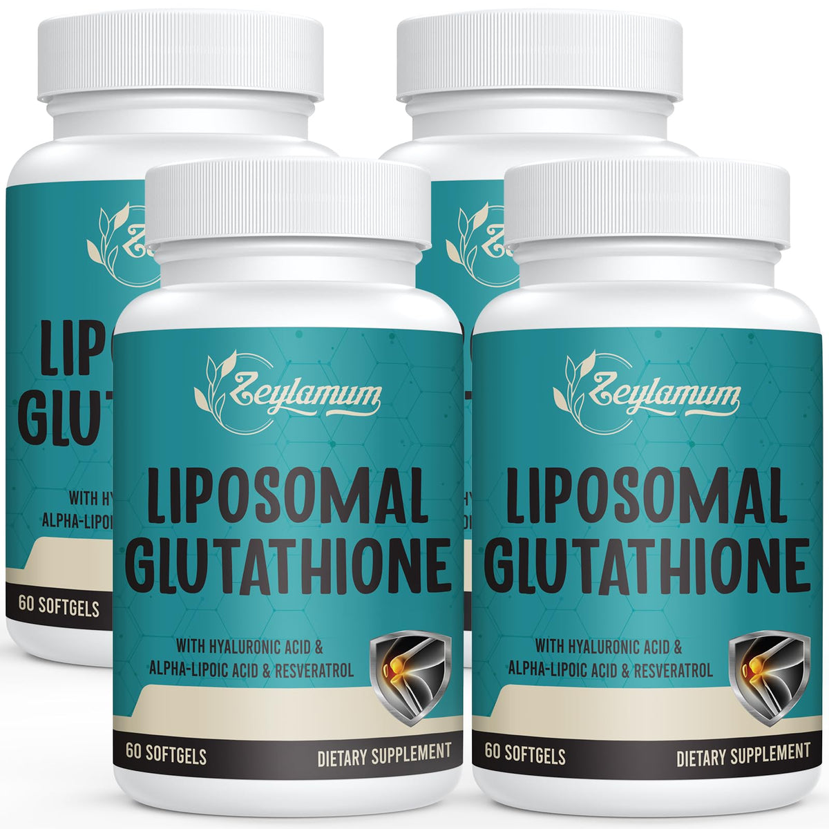Zeylamum Glutathione Liposomal 2400 MG gélules vue de face
