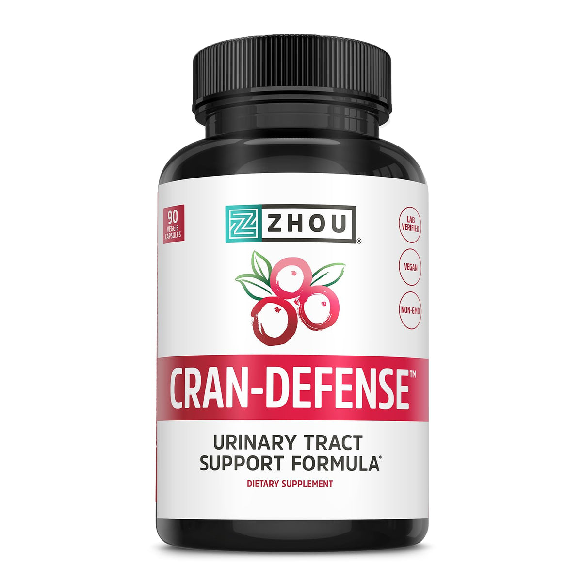 ZHOU Cran-Defense 1000 mg D-Mannose capsules de canneberge