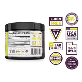ZHOU Creatine Plus HMB Poudre - vue arrière avec informations nutritionnelles