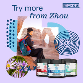 ZHOU Daily Blues 170g vue arrière avec informations nutritionnelles