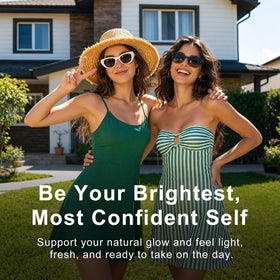 ZHPHK chlorophylle capsules sur une table en bois