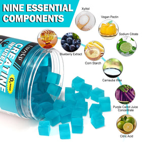 ZhuGuaCo gélules de créatine monohydrate gummies vue de côté