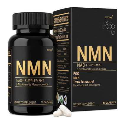 ZIIYONG NMN 1000mg Complément Alimentaire 60 Capsules vue de face
