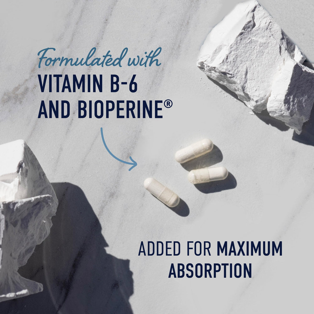 Zinc Chélaté 30mg SMNutrition sur un fond en bois