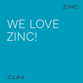 Zinc CLAV 25mg avec un arrière-plan naturel