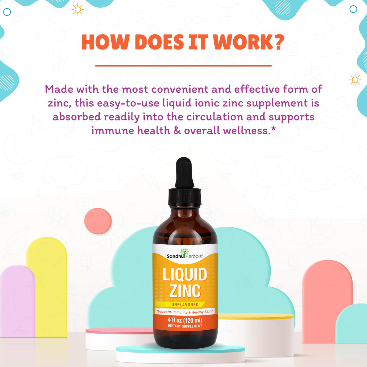 Zinc Liquide SANDHUHERBALS dans un environnement familial