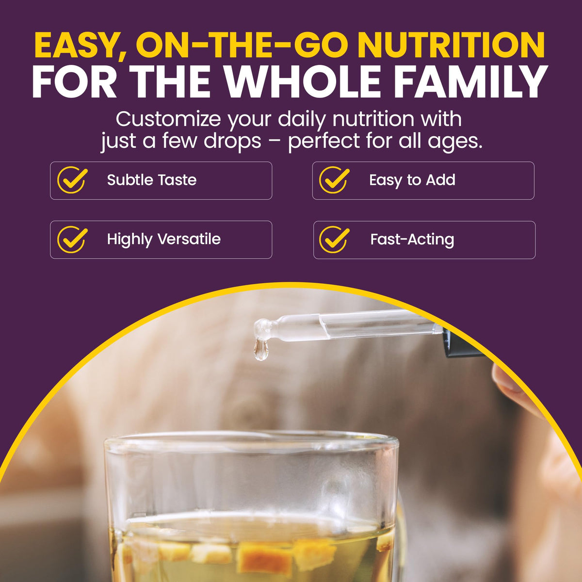 Zinc Liquide WellnessOne 50 ml avec étiquette visible