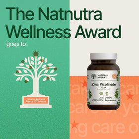 Zinc Picolinate Natural Nutra sur une table en bois