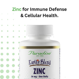 Zinc Picolinate Paradise Herbs avec une bouteille d'eau