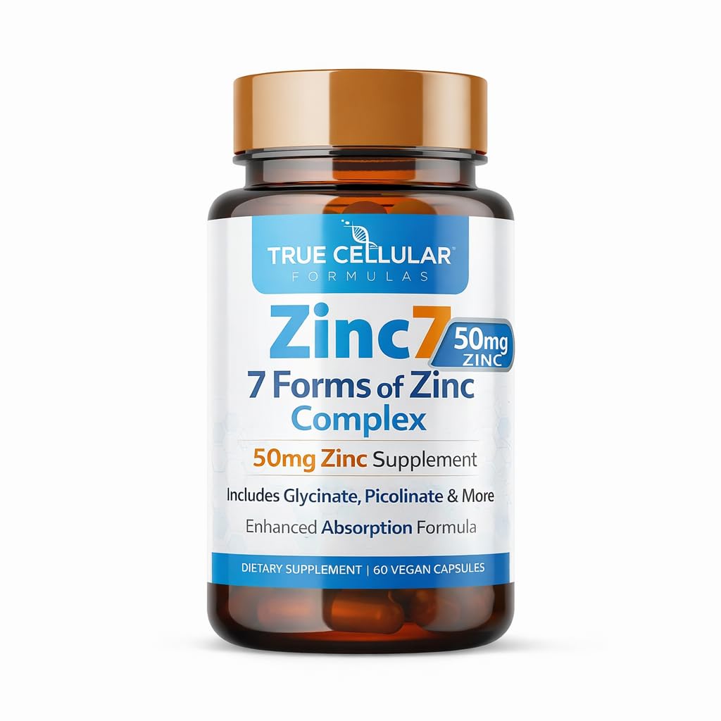Zinc7 de True Cellular Formulas 60 capsules de 50mg