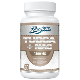 Zingicin TUDCA avec NAC 1200mg 60 capsules avant