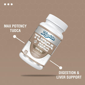Zingicin TUDCA avec NAC 1200mg gélule ouverte