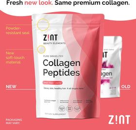 Zint Poudre de Peptides de Collagène 32 oz sur une table de cuisine