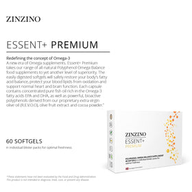 ZINZINO Essent+ Premium Omega Balance gélules molles ouvertes