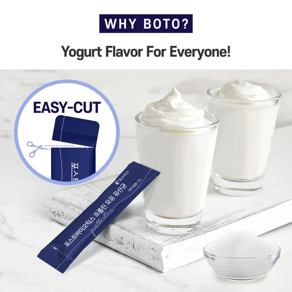 ZIOSTAND BOTO sachets de probiotiques avec ingrédients