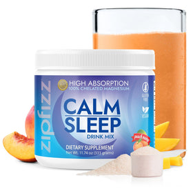 Zipfizz Calm Sommeil Pêche Mangue 410g vue de face