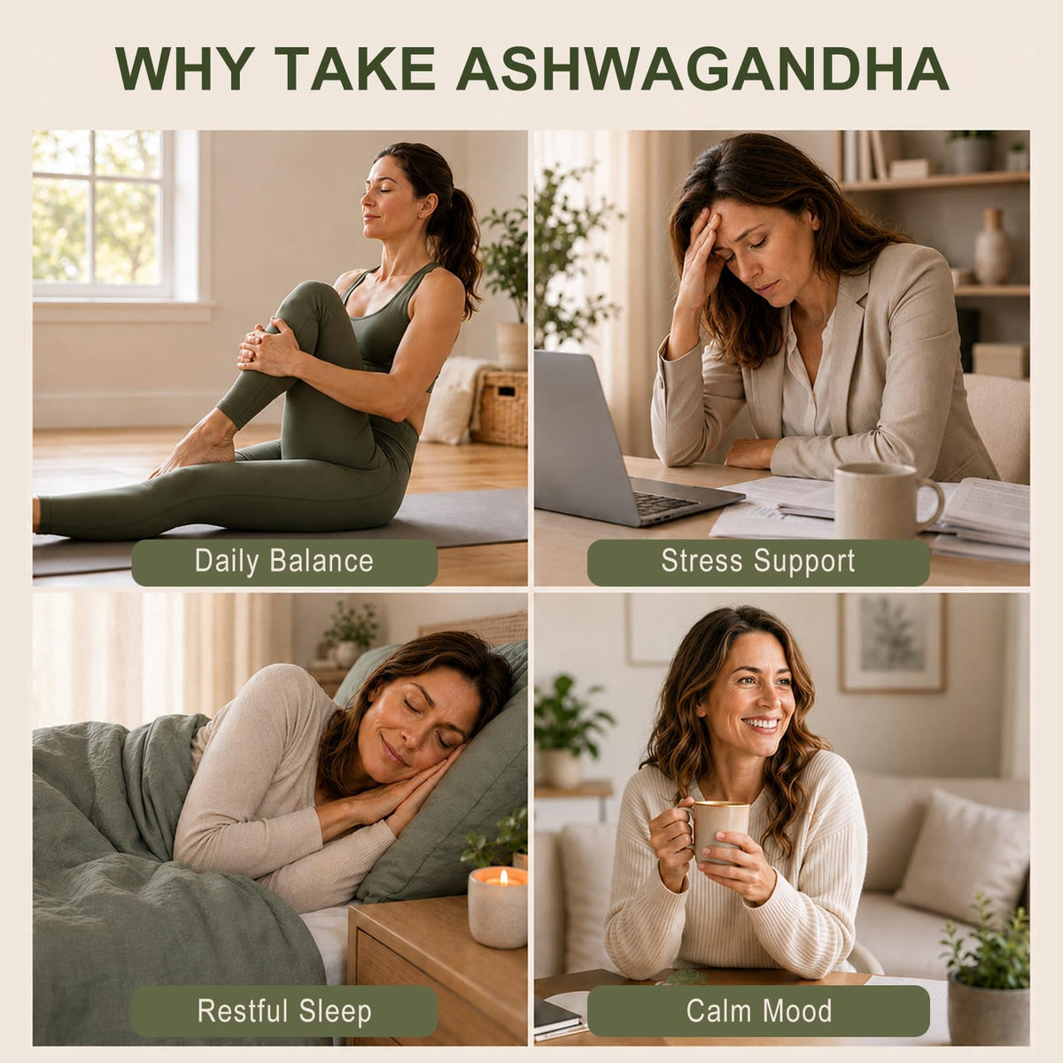 ZIPINKJ Ashwagandha 2100mg capsules avec poivre noir
